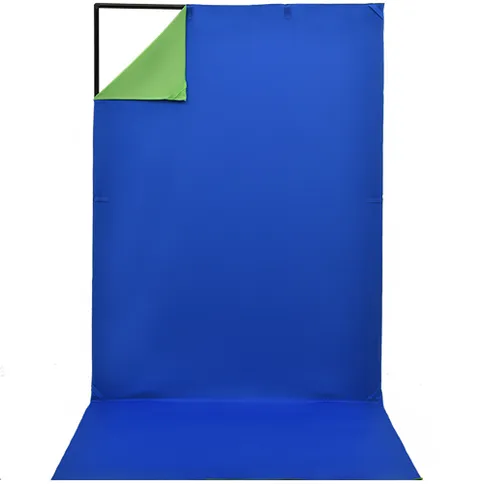 Jinbei 150*200CM Folding Background Stand (Incl.Blue/Green Background Cloth)